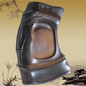 黃河澄泥硯【竹節(jié)硯】 融千年技藝，寓步步高升的文房雅禮